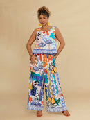 Conjunto Feminino Casual de Praia Zélia. Plus Size