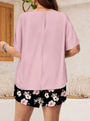 Conjunto Feminino de Camisa e Shorts Solto - Mika. Plus Size