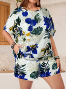 Conjunto Feminino de Camisa e Shorts Solto - Mika. Plus Size