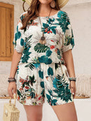 Conjunto Feminino de Camisa e Shorts Solto - Mika. Plus Size