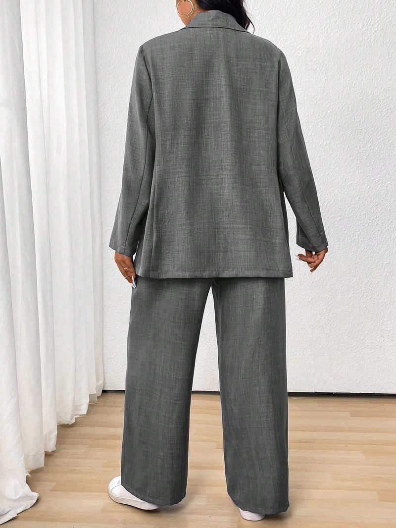 Conjunto Feminino Blazer e Calça - Adriana. Plus Size