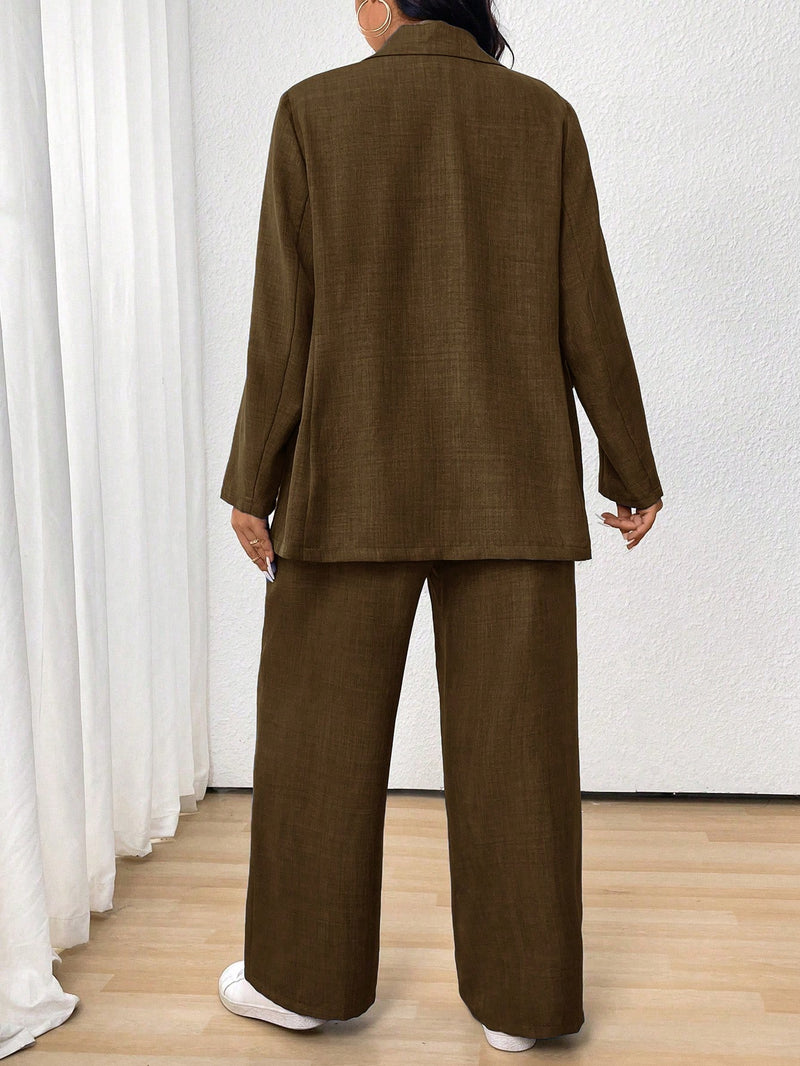 Conjunto Feminino Blazer e Calça - Adriana. Plus Size