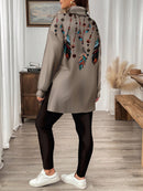 Conjunto Feminino de Camiseta e Legging - Mayran. Plus Size