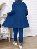 Conjunto Feminino de 3 Peças Jaqueta, Colete e Legging- Léa. Plus Size