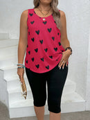 Conjunto feminino estampado Fabi. Plus Size