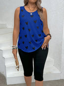 Conjunto feminino estampado Fabi. Plus Size