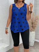 Conjunto feminino estampado Fabi. Plus Size