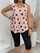 Conjunto feminino estampado Fabi. Plus Size