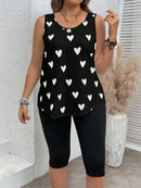 Conjunto feminino estampado Fabi. Plus Size