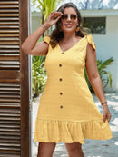 Vestido feminino sem Manga Magnolia Plus Size