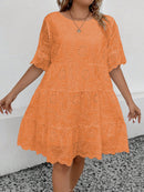 Vestido Feminino Bordado Britany Plus Size