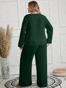 Conjunto feminino texturizado Brunellis Plus Size