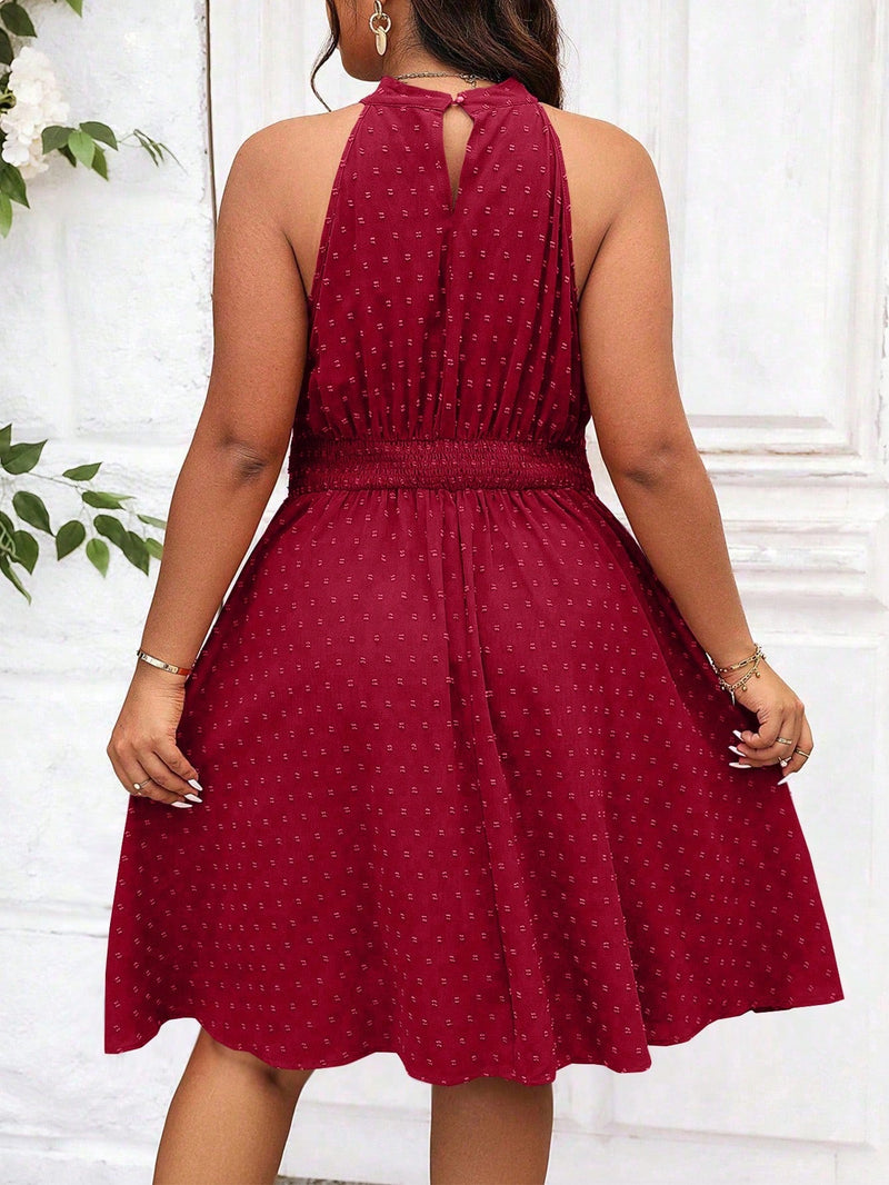 Vestido Feminino Sem Manga Kamila Plus Size E033