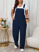 Macacão Feminino Com Bolso Classic Plus Size E087