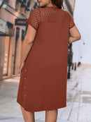 Vestido Feminino manga curta Mariana Plus Size