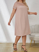 Vestido Feminino manga curta Mariana Plus Size