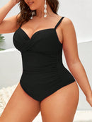 Maiô Feminino Marbella com Detalhe Cruzado Plus Size