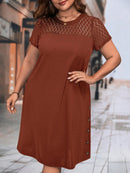 Vestido Feminino manga curta Mariana Plus Size