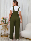 Macacão Feminino Com Bolso Classic Plus Size E087