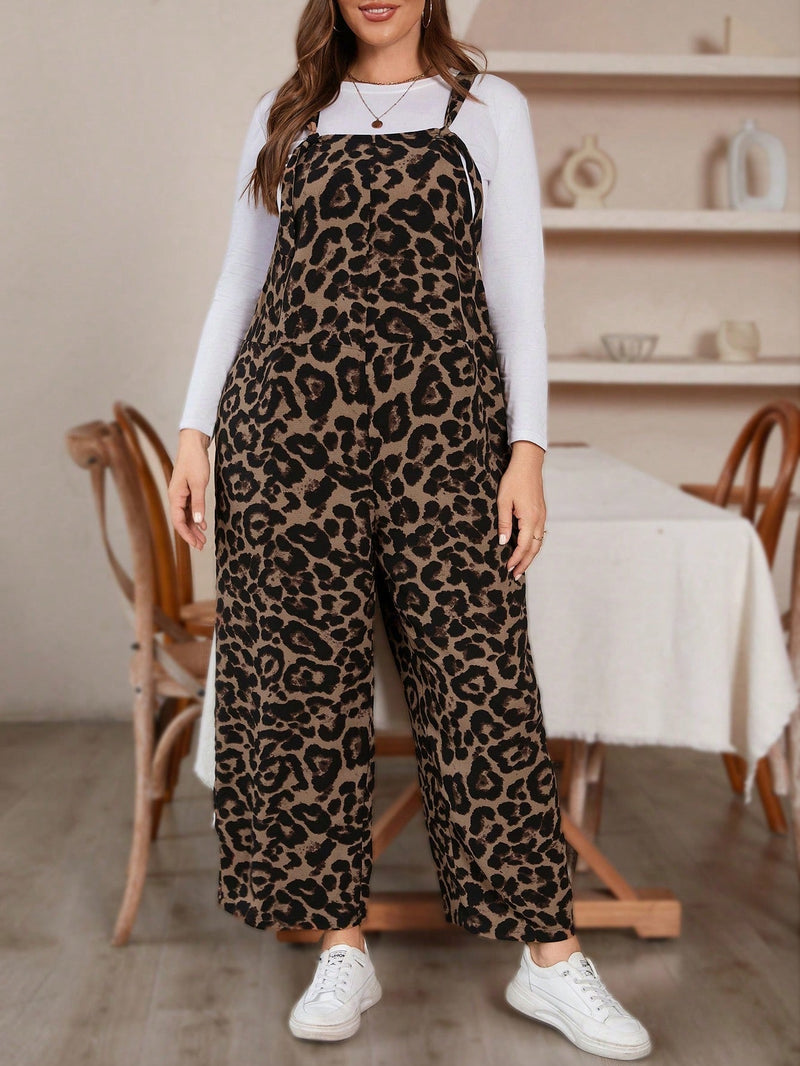 Macacão Feminino Animal Print Felina Plus Size