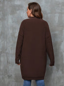 Cardigan com ombros caídos Laura. Plus Size