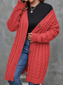 Cardigan com ombros caídos Laura. Plus Size