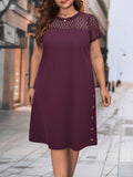 Vestido Feminino manga curta Mariana Plus Size