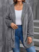 Jaqueta Feminina com capuz e mangas longas - Isabelle. Plus Size