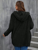 Jaqueta Feminina com capuz e mangas longas - Isabelle. Plus Size