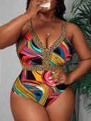 Maiô Feminino Estampado - Lysly. Plus Size Flash