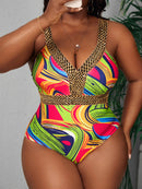 Maiô Feminino Estampado - Lysly. Plus Size Flash