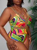 Maiô Feminino Estampado - Lysly. Plus Size Flash