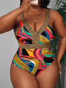 Maiô Feminino Estampado - Lysly. Plus Size Flash