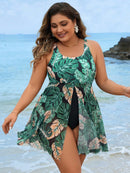 Maiô Feminino em Estampa Exclusiva e Alças Confortáveis - Mariana. Plus Size