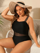 Maiô feminino com design transparente  Sofy - Plus Size. Flash