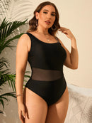 Maiô feminino com design transparente  Sofy - Plus Size. Flash