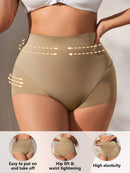 Modelador Feminino Sem Costura com Cintura Alta e Controle Abdominal - Thaina. Plus Size