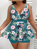 Tankini Feminino Estampado Pietra Plus Size Flash