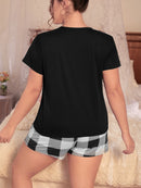 Pijama Xadrez Nathaly Feminina Plus Size