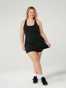 Vestido  com Short Embutido Sabrina. Plus Size