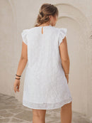 Vestido Feminino com Estampa Floral e Detalhe em Renda - Rubya. Plus Size.