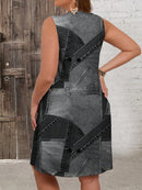 Vestido Feminino Estampado com Modelagem Soltinha e Tecido Confortável - Nicy. Plus Size