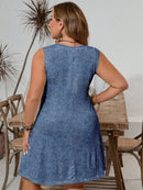 Vestido Feminino Estampado com Modelagem Soltinha e Tecido Confortável - Nicy. Plus Size