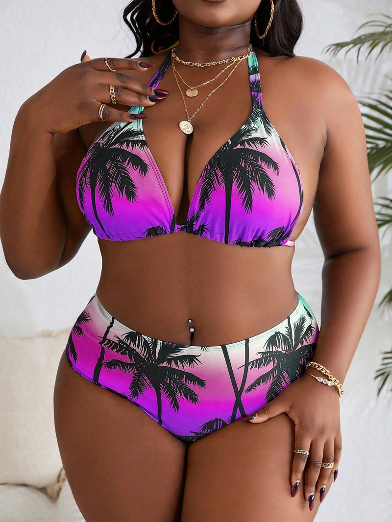 Biquini Feminino (4peças) com Saída e Bandana Lara Plus Size