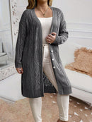 Suéter Feminino Tricotado de Frente Aberta - Noémie. Plus Size