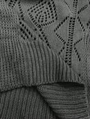 Suéter Feminino Tricotado de Frente Aberta - Noémie. Plus Size