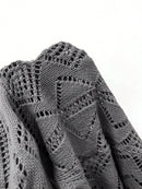 Suéter Feminino Tricotado de Frente Aberta - Noémie. Plus Size