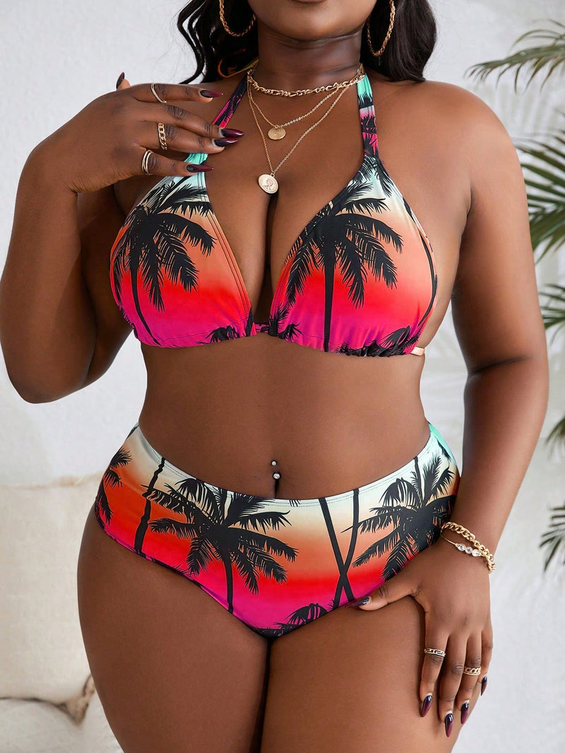 Biquini Feminino (4peças) com Saída e Bandana Lara Plus Size