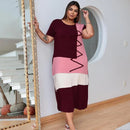 Vestido Feminino Solto com Bolso em Malha - Edelis. Plus Size