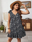 Vestido Feminino Decoração de Laço nos Ombros - Angeline. Plus Size